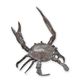 A BRONZE SCULPTURE OF A CRAB