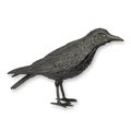 A BRONZE SCULPTURE OF A CROW