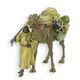 A BRONZE SCULPTURE OF A DROMEDARY WITH GUIDE