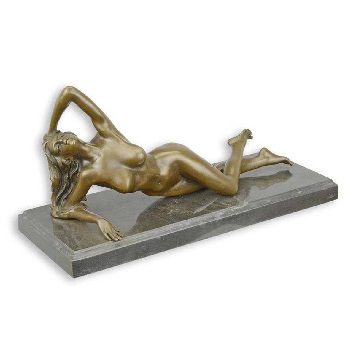 A Bronze Sculpture of a Female Nude