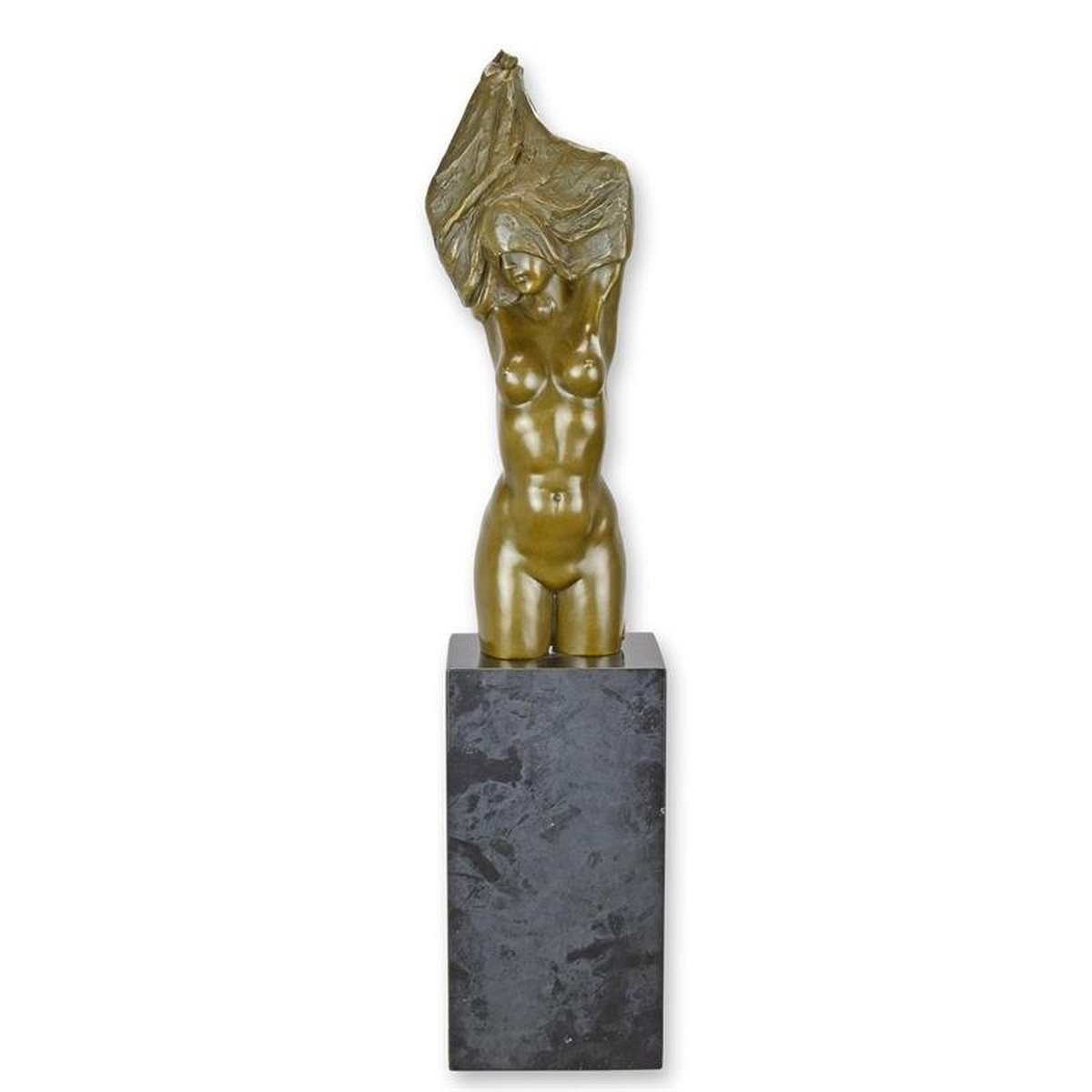 A Bronze Sculpture of a Female Nude Torso