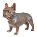 A BRONZE SCULPTURE OF A FRENCH BULLDOG