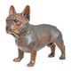 A BRONZE SCULPTURE OF A FRENCH BULLDOG
