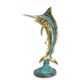 A BRONZE SCULPTURE OF A MARLIN