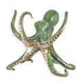A BRONZE SCULPTURE OF A OCTOPUS - TABLE BASE