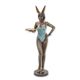 A BRONZE SCULPTURE OF A PLAYBUNNY
