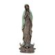 A BRONZE SCULPTURE OF A PRAYING MARY