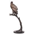 A BRONZE SCULPTURE OF A SEA EAGLE