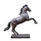 A BRONZE SCULPTURE OF A STAGGERING HORSE