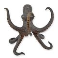 A BRONZE SCULPTURE OF AN OCTOPUS