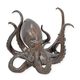 A BRONZE SCULPTURE OF AN OCTOPUS