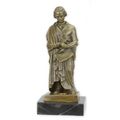 A BRONZE SCULPTURE OF BEETHOVEN