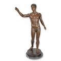 A BRONZE SCULPTURE OF DAVID