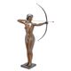 A BRONZE SCULPTURE OF DIANA THE ARCHER