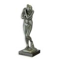 A BRONZE SCULPTURE OF EVE