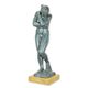 A BRONZE SCULPTURE OF EVE