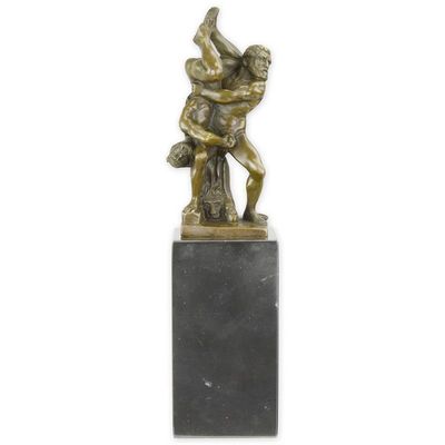 A BRONZE SCULPTURE OF HERCULES AND DIOMEDES