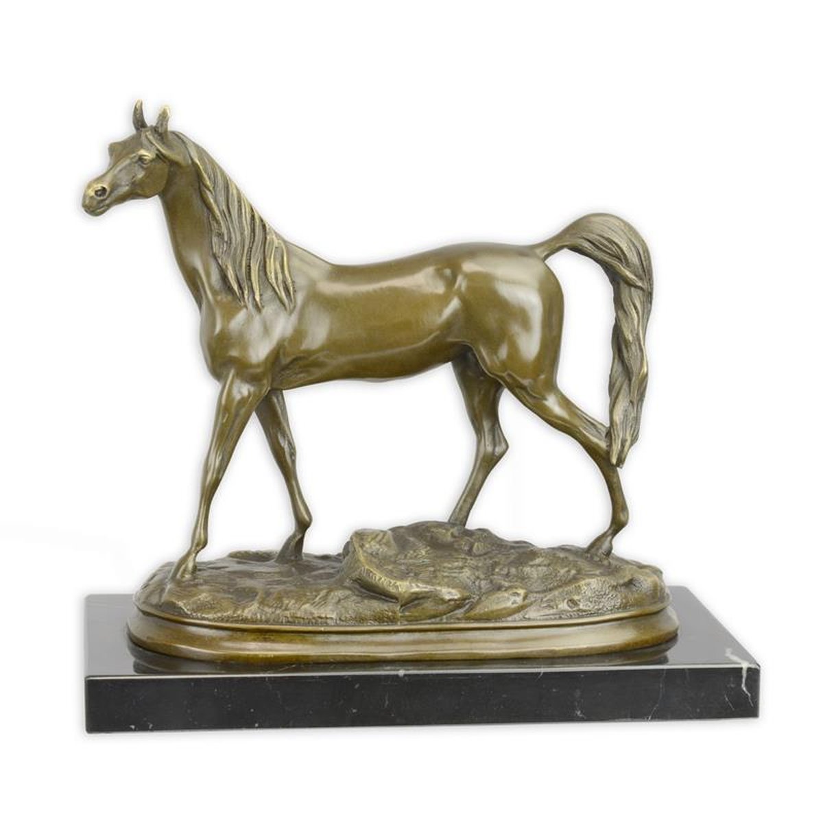 A BRONZE SCULPTURE OF IBRAHIM, THE ARAB HORSE
