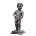 A BRONZE SCULPTURE OF LITTLE PISSING MAN""