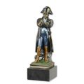 A BRONZE SCULPTURE OF NAPOLEON