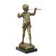 A BRONZE SCULPTURE OF PETER PAN