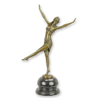 A BRONZE SCULPTURE OF THE DANCER OF PALMYRA