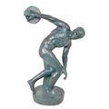 A BRONZE SCULPTURE OF THE DISCOBOLUS