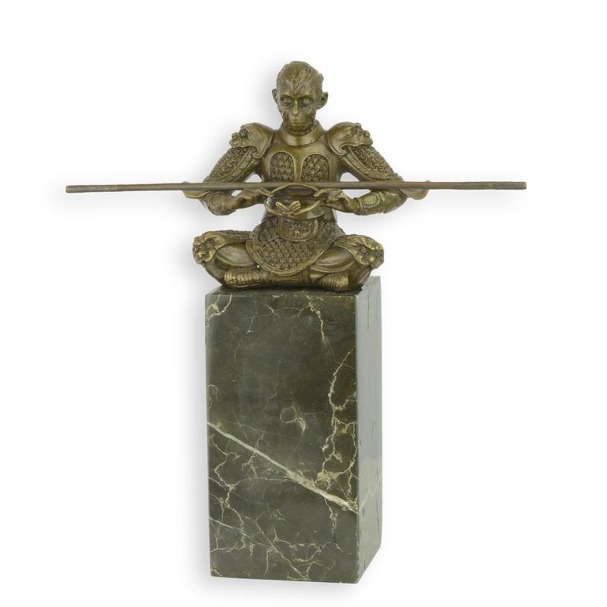 A BRONZE SCULPTURE OF THE MONKEY KING