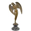 A BRONZE SCULPTURE OF THE WINGED NIGHT