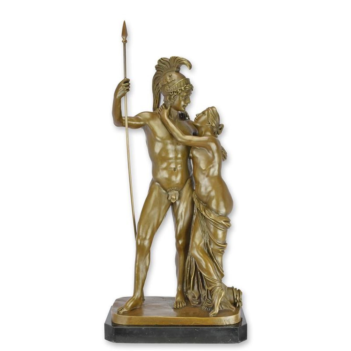 A BRONZE SCULPTURE OF VENUS AND MARS
