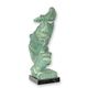 A BRONZE SCULPTURE SPEAK NO EVIL" - GREEN"