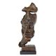 A BRONZE SCULPTURE SPEAK NO EVIL""