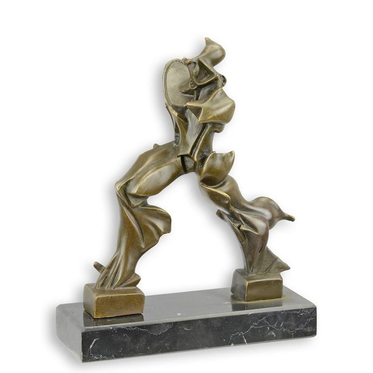 A BRONZE SCULPTURE UNIQUE FORMS OF CONTINUITY IN SPACE""