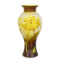 A CAMEO GLASS BALUSTER VASE 'DRAGONFLY'