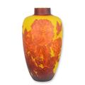 A CAMEO GLASS VASE 'DAHLIA'