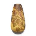 A CAMEO GLASS VASE 'GRAPE VINE'