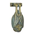 A CAST IRON BAT DOOR KNOCKER