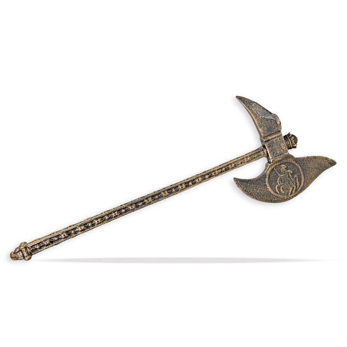 A CAST IRON BATTLE AXE