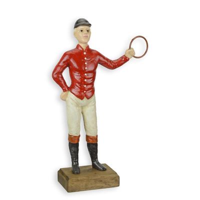 A CAST IRON CAVALIER SPIRIT" STYLE HITCHING POST"