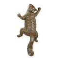 A CAST IRON CLIMBING SQUIRREL COAT HOOK