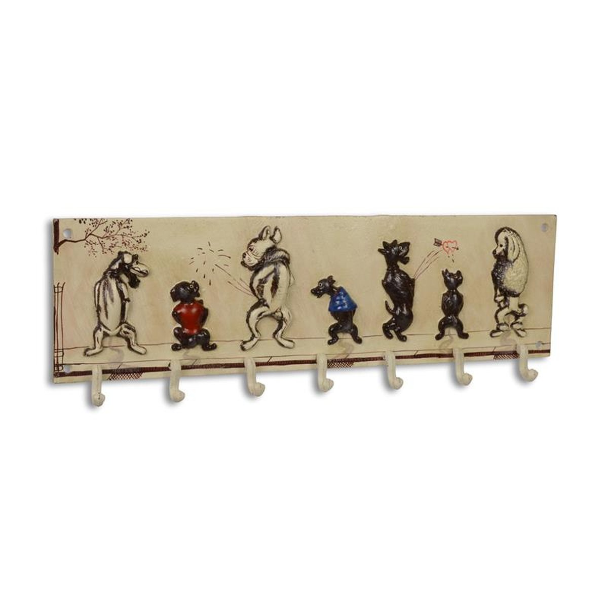 A CAST IRON COAT HOOK