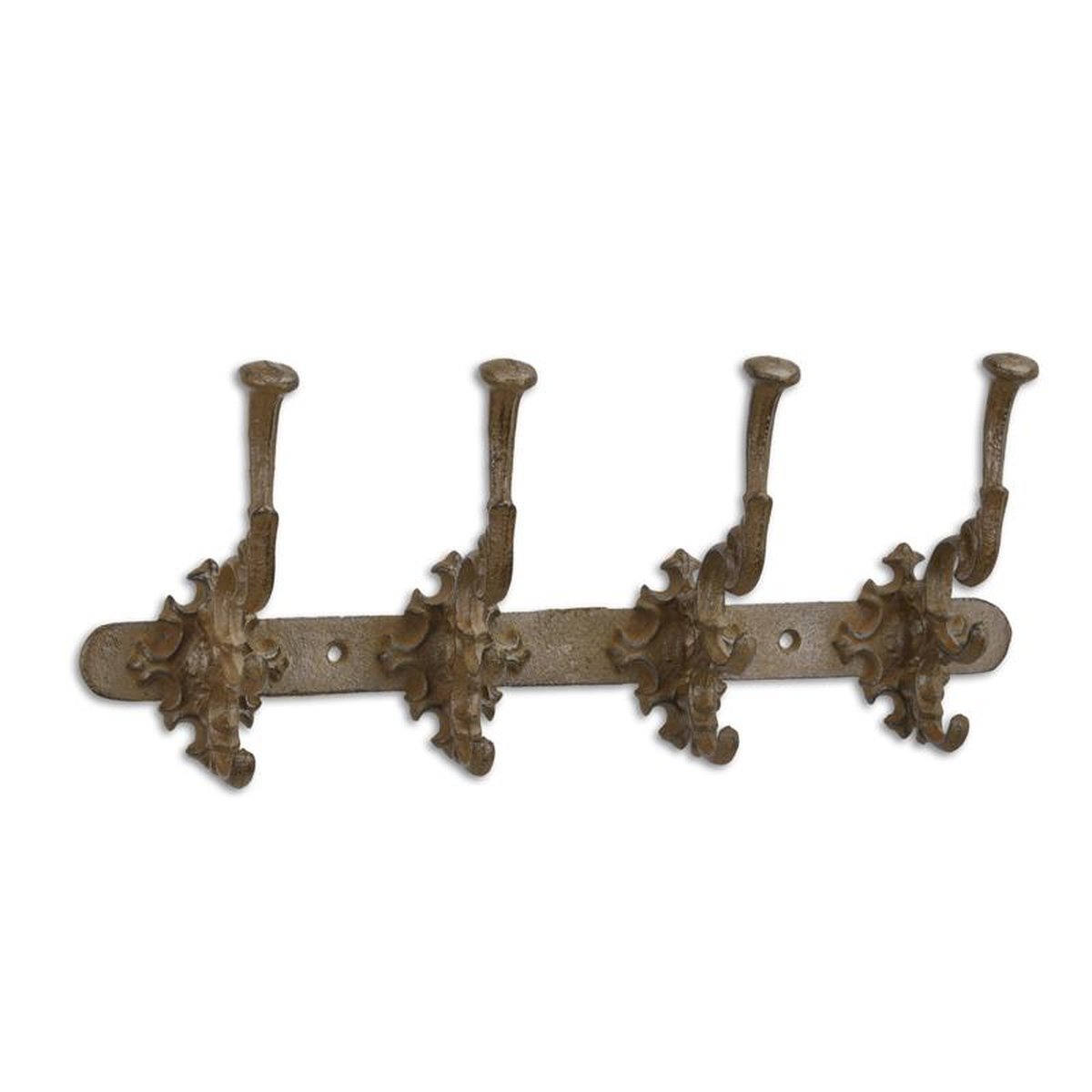 A CAST IRON COAT HOOK