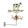A CAST IRON COW WEATHERVANE