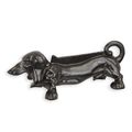 A CAST IRON DACHSHUND BOOT SCRAPER