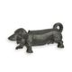 A CAST IRON DACHSHUND BOOT SCRAPER