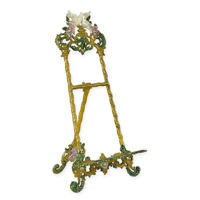 A CAST IRON EASEL