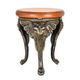 A CAST IRON ELEPHANT STOOL