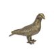 A CAST IRON FIGURINE OF A PIGEON