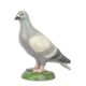 A CAST IRON FIGURINE OF A PIGEON
