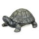 A CAST IRON FIGURINE OF A TORTOISE
